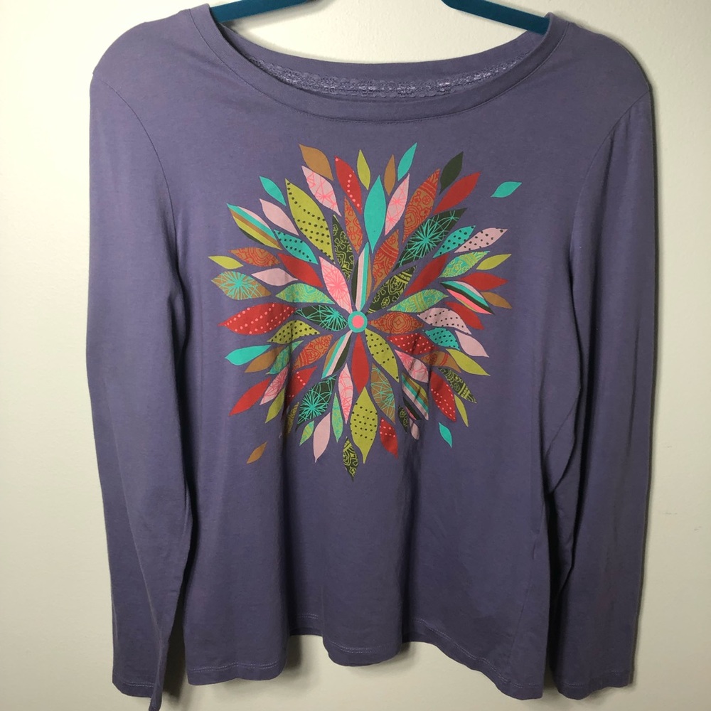 Sahalie Saturday Market Tee Flower Graphic